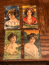 1903 Lot of Beauties British American Tobacco Card BAT Marine / Water Girls