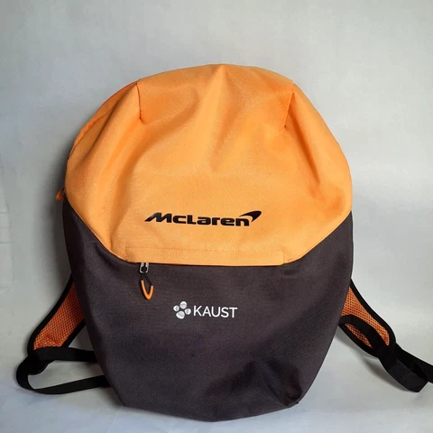 Rare Official McLaren F1 Formula 1 Kaust Back Pack Vintage NOS Cover