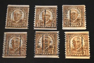 6 - 1930 US Stamps Scott #686 - Precancels - CT & NY - Used/LH/NG/VF. h - Picture 1 of 2