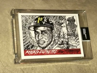 Lot of (9) Nine Topps PROJECT 2020 #68 ROBERTO CLEMENTE JK5 w/box/wrap Star Wars - Image 1 of 2