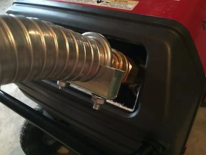 GenExhaust para Honda EU3000is Generador 1-1/2" QD Acero Exhst Extensión (2 pies) - Imagen 1 de 8