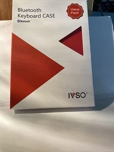 IVSO WIRELESS KEYBOARD FOLIO CASE ROSE FOR APPLE IPAD 10.2 unsealed nib - Picture 1 of 4