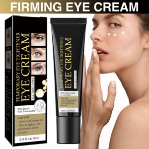 Temporary Firming Eye Cream Instant Reduce Under Eye Bags Dark Circles Tightener