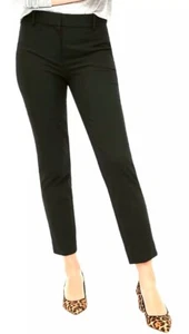 J.Crew pantalon noir petit slim cropped rubis stretch sergé noir K0106 taille 4P - Photo 1/6