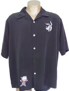 Disney World Nightmare Before Christmas XL Shirt Jack Face Buttons SOME DEFECTS - Picture 1 of 9
