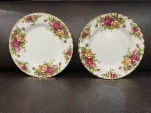 ROYAL ALBERT ‘Old Country Roses’ 2 PCs Small Plate 16CM New With Tags. - Picture 1 of 9
