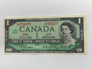 Canada 1967 $1.00 Dollar Bank of Canada (BC-45b-i) Bank Note Bill  K/P 0758277 - Bild 1 von 3