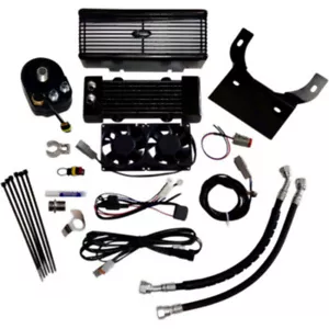 Kit regulador de doble ventilador negro ultracool Harley Touring - Imagen 1 de 1