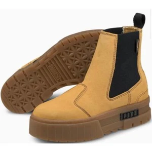 Puma Mayze Chelsea NWOT Suede Bootie Taffy Color Womens Size 7 - Picture 1 of 7