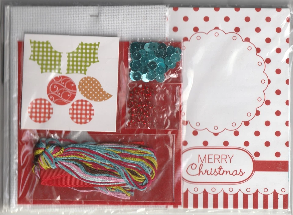 Card Pack to Make Cross Stitch Christmas Cards - Image 1 of 1