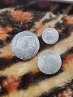 Fractional Lot Of 3 - 1/2, 1/4, 1/10 Oz .999 Fine Silver Rounds 3