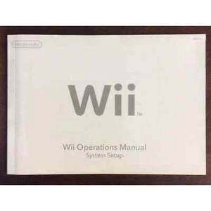 Offizielles Nintendo Wii System Handbuch nur Bedienungsanleitung System Setup - Bild 1 von 12