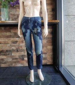Dolce & Gabbana Authentic Women's Jeans with Lace Decor Unworn 40 IT - Picture 1 of 21