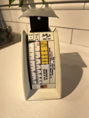 Винтаж 1963 Hanson рецепт масштаб модель 1308 с 8 фунтов емкость китчи - Изображение 1 из 4