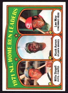 1972 Topps #89 NL 1971 HR Leaders  - EX - ID095