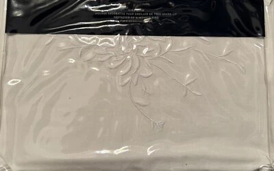 NIP Ralph Lauren Deauville Jemma Embroidery White King Sham - Image 1 of 2