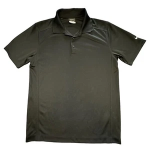 Nike Golf Black Dri-Fit Polo Short Sleeve Shirt Childs Size Small Performance - Picture 1 of 10