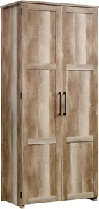 Homeplus Storage Cabinet/ Pantry Cabinet, Lintel Oak Finish - Picture 1 of 12