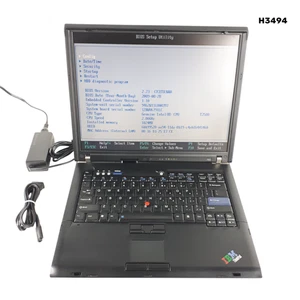 Vintage IBM ThinkPad R60 15" Laptop Intel T2500 1GB RAM NO HDD Boots/BIOS No OS - Picture 1 of 10