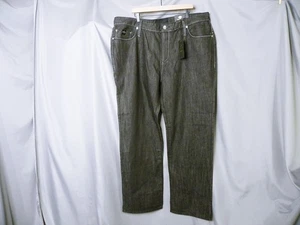 NEW Enyce Jean Men 44x35 TALL Black Denim Straight Relaxed Baggy Y2K Streetwear - Picture 1 of 12