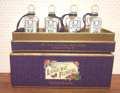 Coffret Penhaligon's The Language Of Flowers 4 x 5 ml. Flacons entamés. TB état  - Immagine 1 di 4