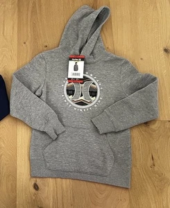 Hurley Youth Fleece Hoodie - Grey - M 10-12 Gray Heather - Picture 1 of 2