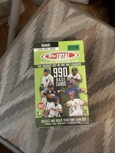 Topps Total 2002 MLB Cards Baseball 15-Packs/ 10 Cards Per Pack Box Sealed - Picture 1 of 6