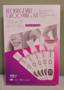 Grooming Kit, Rechargeable USB 5V 3W Shaver 5 in 1 RF-3028A KIT  - Picture 1 of 3