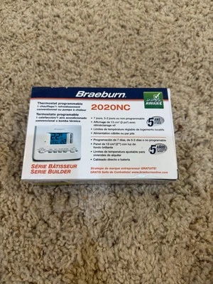BRAEBURN 2220NC 2H/1C 5-2 Day Programmable Thermostat - Изображение 1 из 4