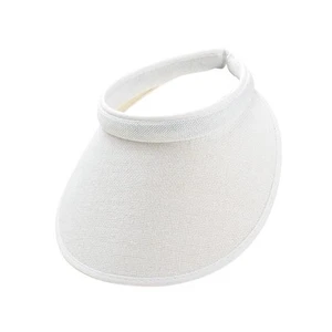 Cloth Covered Slip-On Visor for Women, Adjustable Cap Sports Sun Visors for M... - Picture 1 of 7