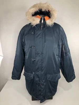 FIELDMASTER PARKA con Capucha De Colección Para Hombres L/XL Caza Senderismo Campo Rancho Chaqueta Foto 1 de 4