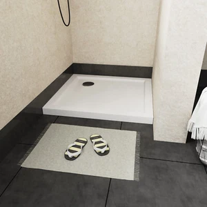 32 in x 32 in Corner Drain Shower Base in White for apartment - Picture 1 of 16