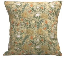 "Funda de cojín de algodón William Morris inspirada en las artes y manualidades 16""" - Imagen 1 de 4