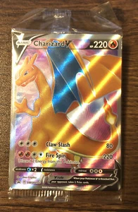 Charizard V SWSH050 Pokémon Champions Path Full Art Holo Black Star Promo Sealed - Picture 1 of 4