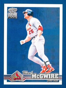 Mark McGwire #198 (2000 Pacific Paramount) Gold Card, St. Louis Cardinals