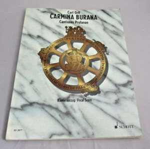 Carmina Burana: Vocal Score Italian Edition Carl Orff Book - Imagen 1 de 2