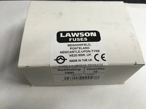 LAWSON Fuse TIS63 63A BS88 415V Cartridge Fuse Link JPSF813 MwSt Rechnung - Bild 1 von 4