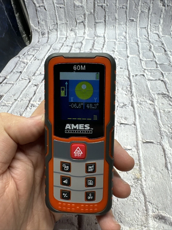 AMES Instruments 60M Laser Distance Meter! Works Great 4 - Image 1 of 2