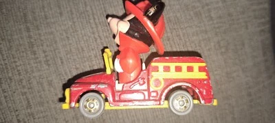 TOMY Toy Walt Disney Productions Diecast Mickey Mouse Fire Engine Truck PD-2 - Image 1 of 4