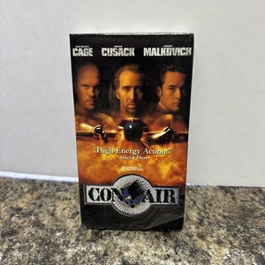 Con Air (VHS,1997) Nicolas Cage Malkovich Cusack New Sealed - Picture 1 of 6
