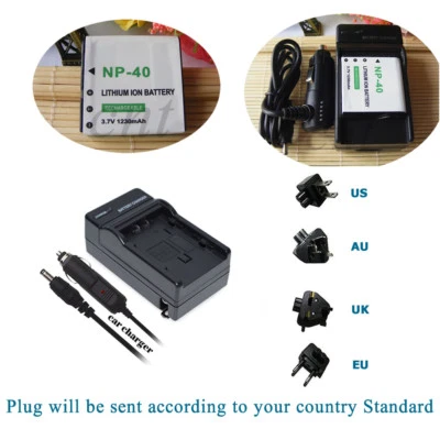 Battery /Charger for Ordro DDV-5600HD DDV-V8 DDVV8 PLUS HDV-A20 HDV-D328 HDVZ20 - Image 1 of 4
