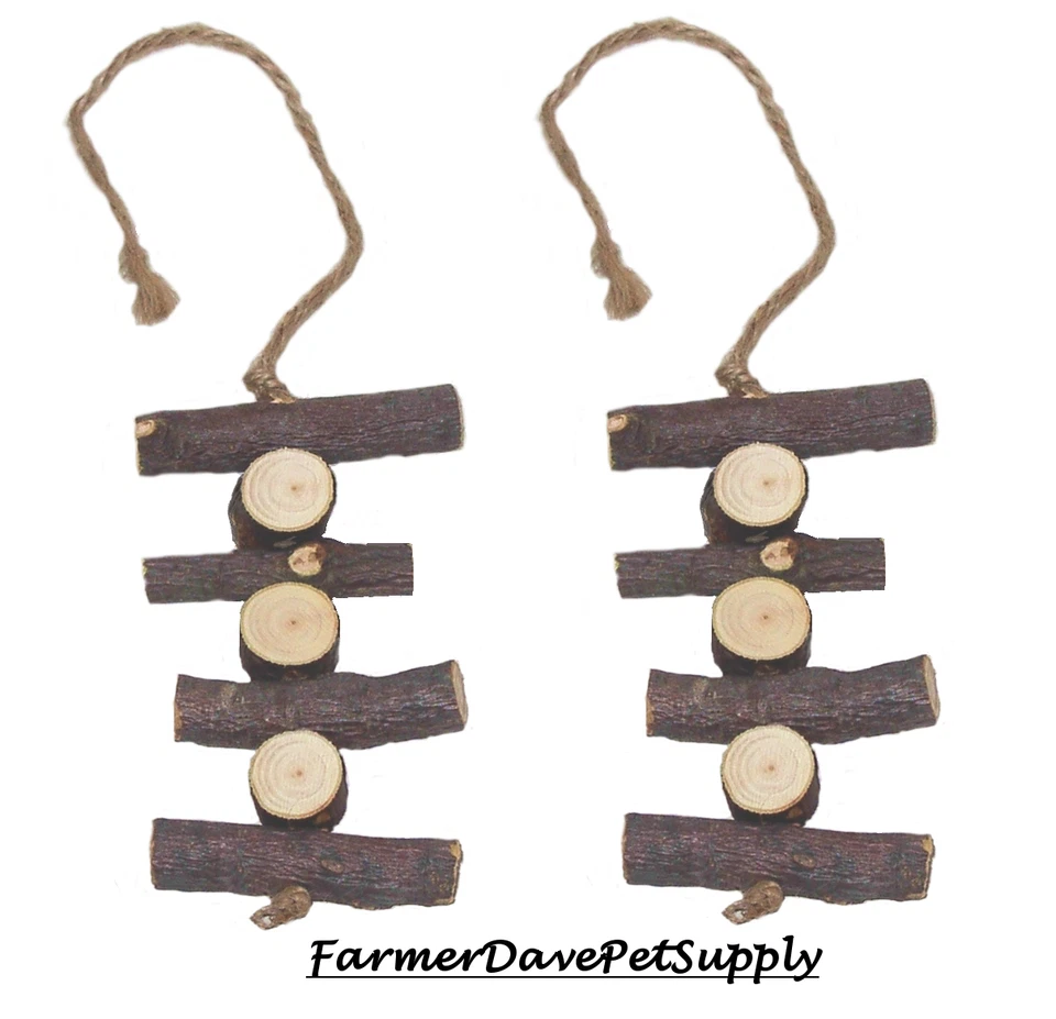 FARMERDAVEPETSUPPLY DUAL - Organic APPLE CHEW TOY Rabbit, Guinea Pig,Chinchilla