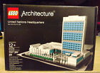 LEGO ARCHITECTURE: United Nations Headquarters (21018) New and Unopened