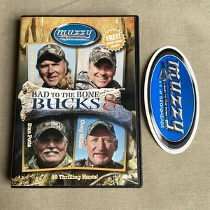 Bad to the Bone Bucks 8 (DVD Muzzy Hunting + Decal Sticker) Roger Raglin 19 Hunt - Picture 1 of 8