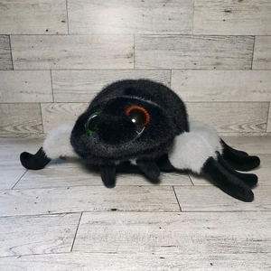 Morbido e Carino Salto Ragno Peluche Giocattolo Coccoloso Dolce Spood Adorabile Viso 8x10 in - Foto 1 di 7