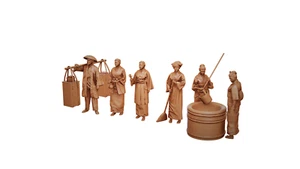 Medieval Japanese Townsfolk 5804 | Realistic Japanese Village | 28mm Miniatures - Picture 1 of 1