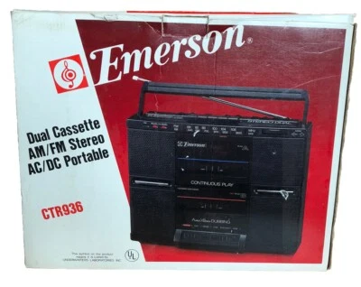 Radio casete boombox Emerson CTR936 nuevo en caja Foto 1 de 4