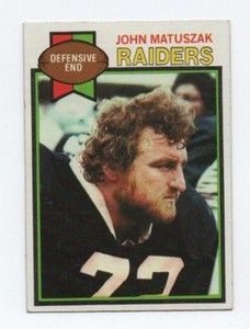 1979 TOPPS JOHN MATUSZUK #108 OAKLAND RAIDERS