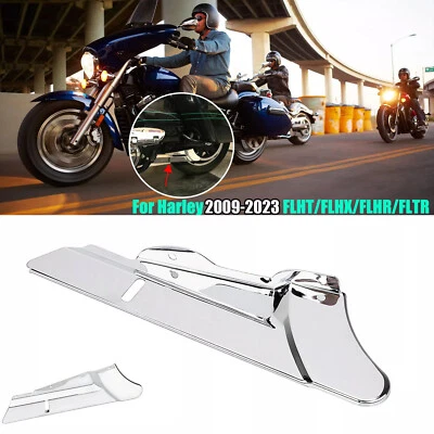 Chrome Rear Lower Belt Guard Cover OE Repl 60408-09 For Harley 09-23 FL Touring — 第 1/4 张图片