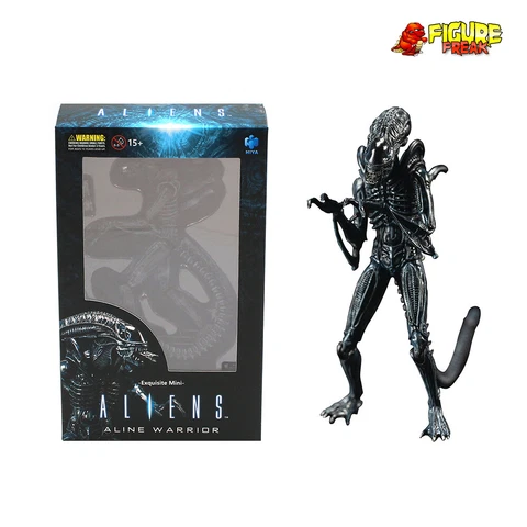 Hiya Toys Aliens Blue Alien Warrior 4.5" Action Figure (1:18 Scale) Cover